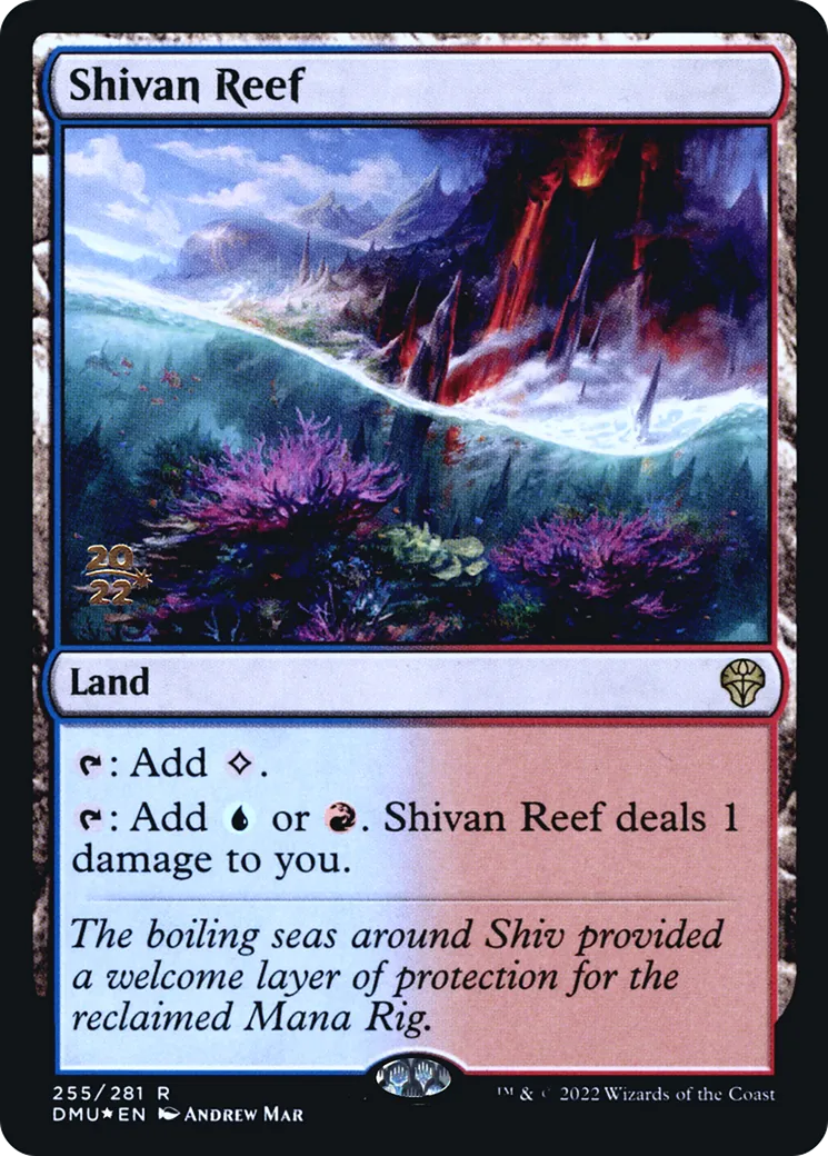 Shivan Reef — Dominaria United Promos — Magic: The Gathering