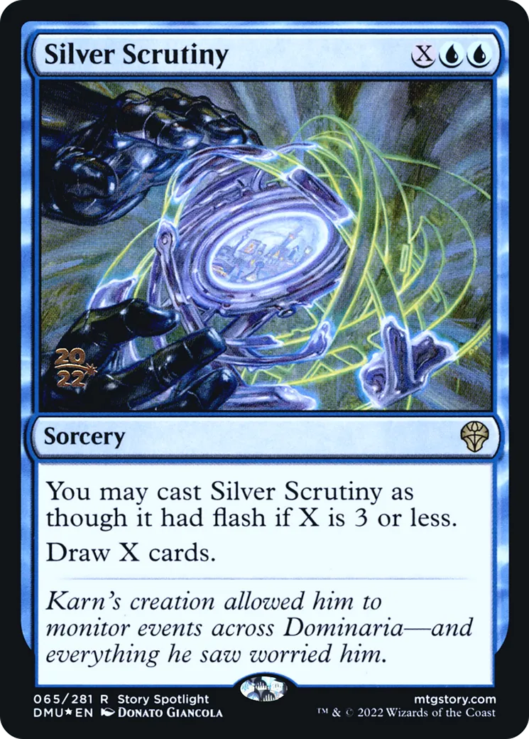 Silver Scrutiny — Dominaria United Promos — Magic: The Gathering