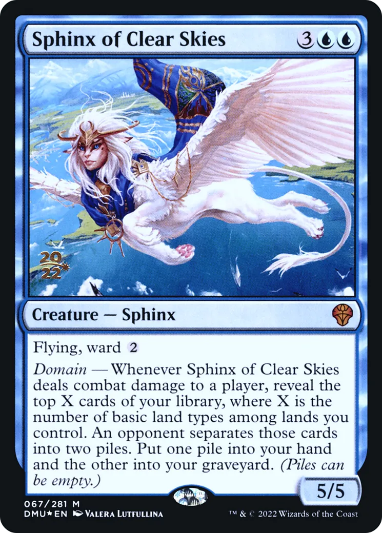 Sphinx des cieux limpides — Dominaria United Promos — Magic: The Gathering