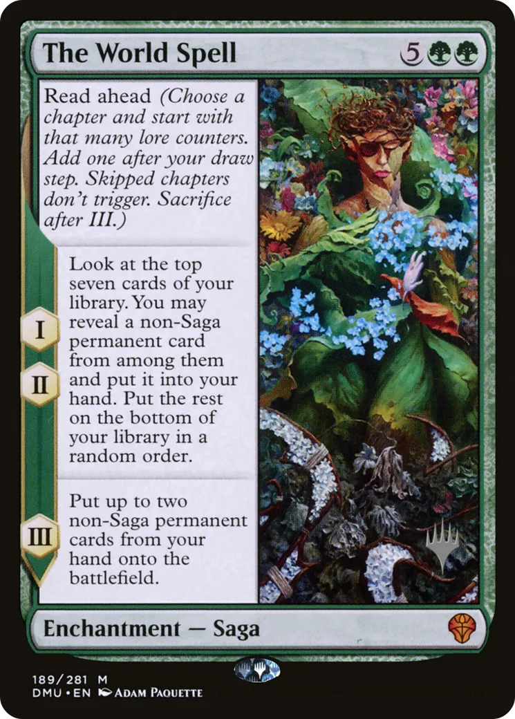 L'Enchantement du monde — Dominaria United Promos — Magic: The Gathering
