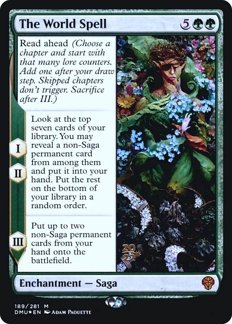 L'Enchantement du monde — Dominaria United Promos — Magic: The Gathering