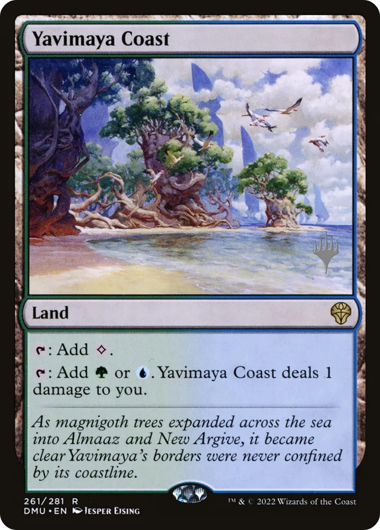Yavimaya Coast — Dominaria United Promos — Magic: The Gathering