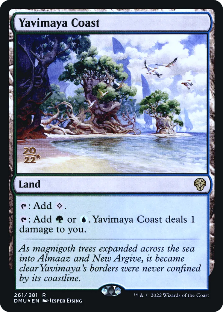 Yavimaya Coast — Dominaria United Promos — Magic: The Gathering