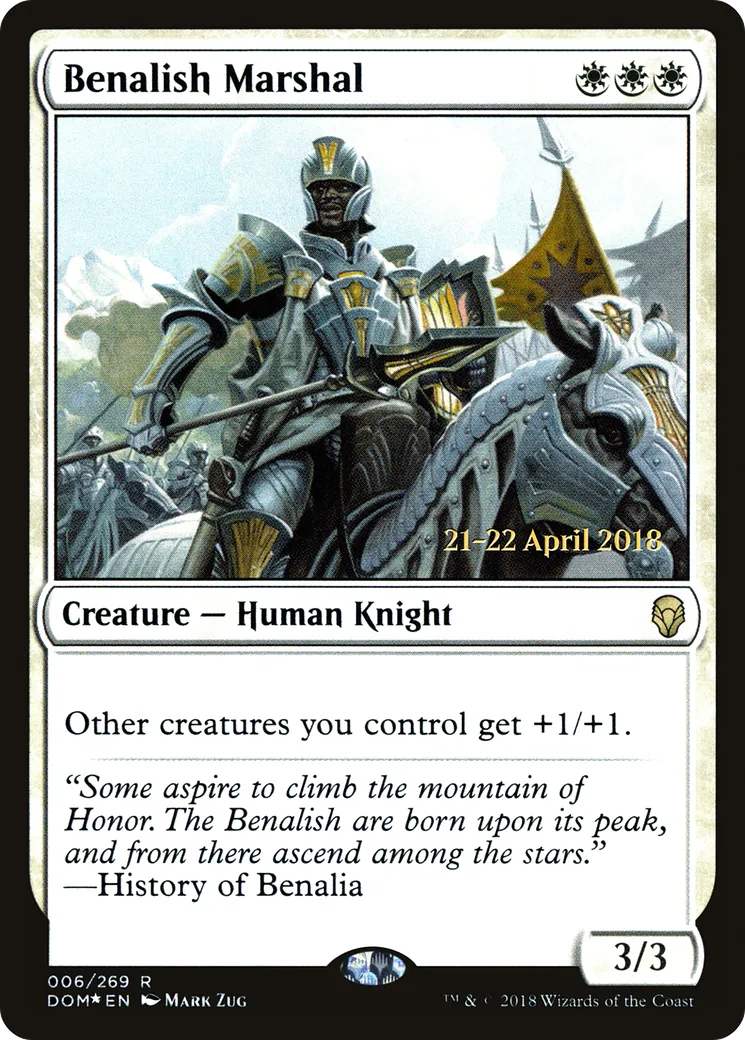 Maréchal bénalian — Dominaria Promos — Magic: The Gathering