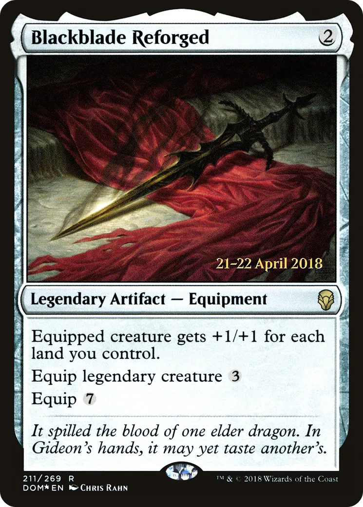 Lamenoire reforgée — Dominaria Promos — Magic: The Gathering