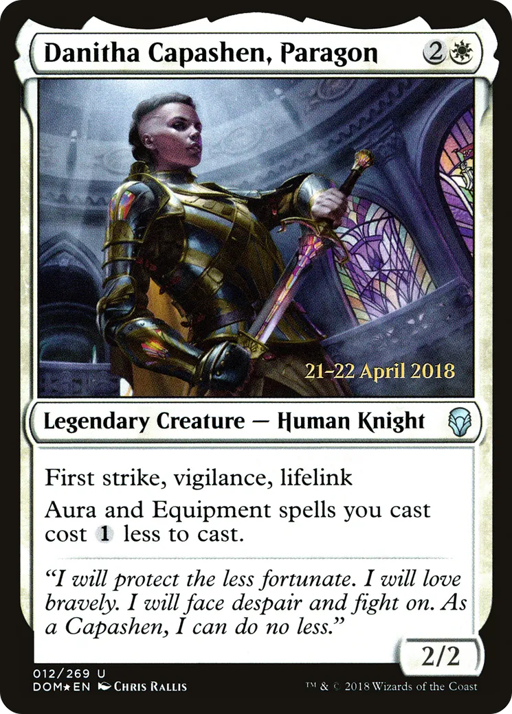 Danitha Capashen, parangon — Dominaria Promos — Magic: The Gathering
