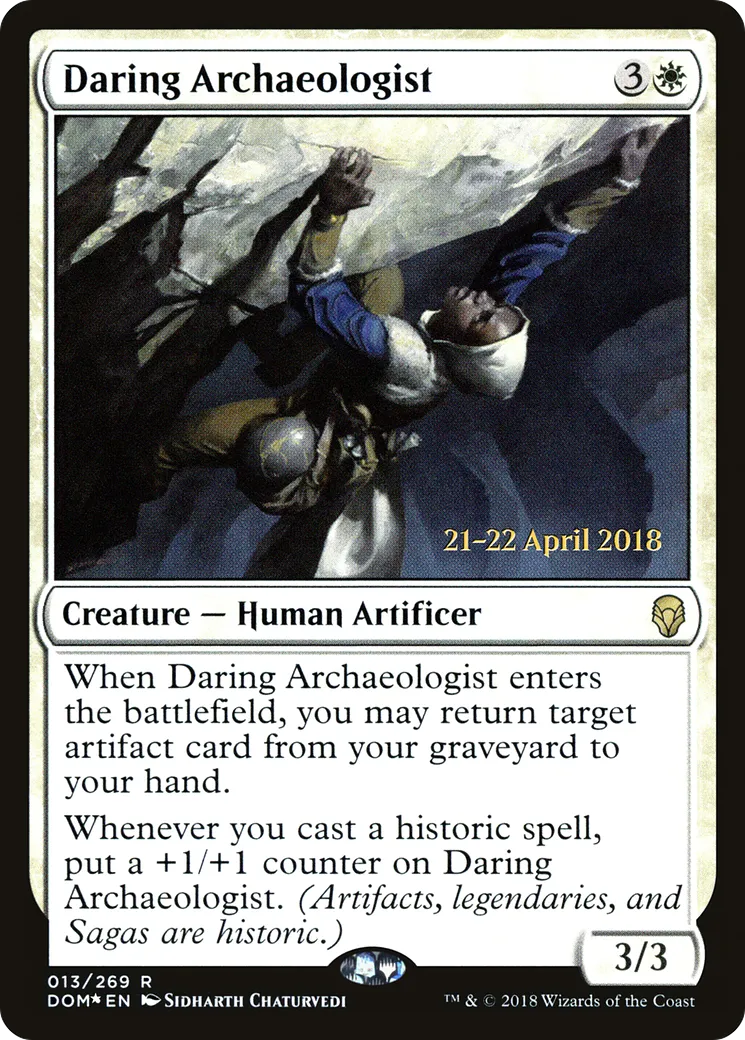 Daring Archaeologist — Dominaria Promos — Magic: The Gathering