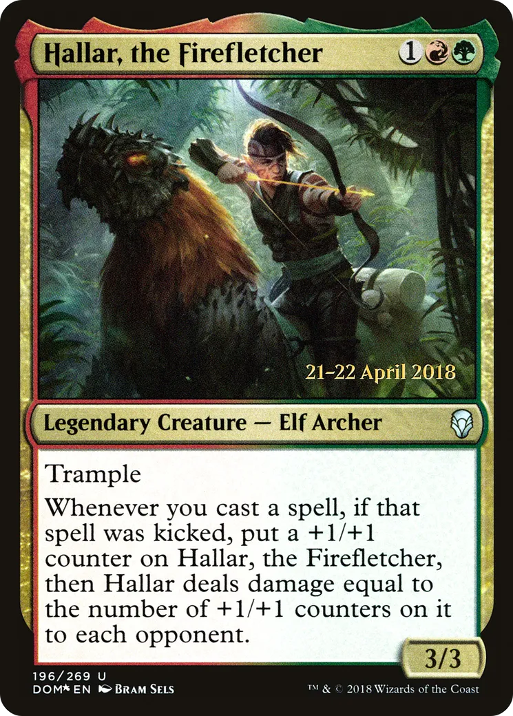 Hallar, le pyrarcher — Dominaria Promos — Magic: The Gathering