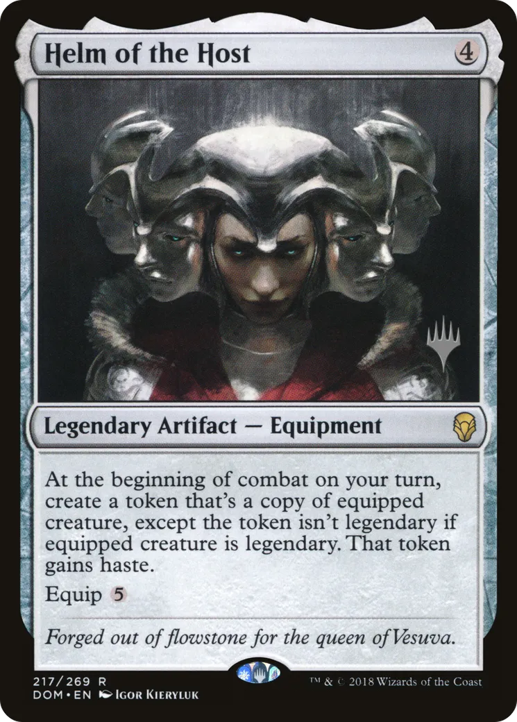 Heaume de la multitude — Dominaria Promos — Magic: The Gathering