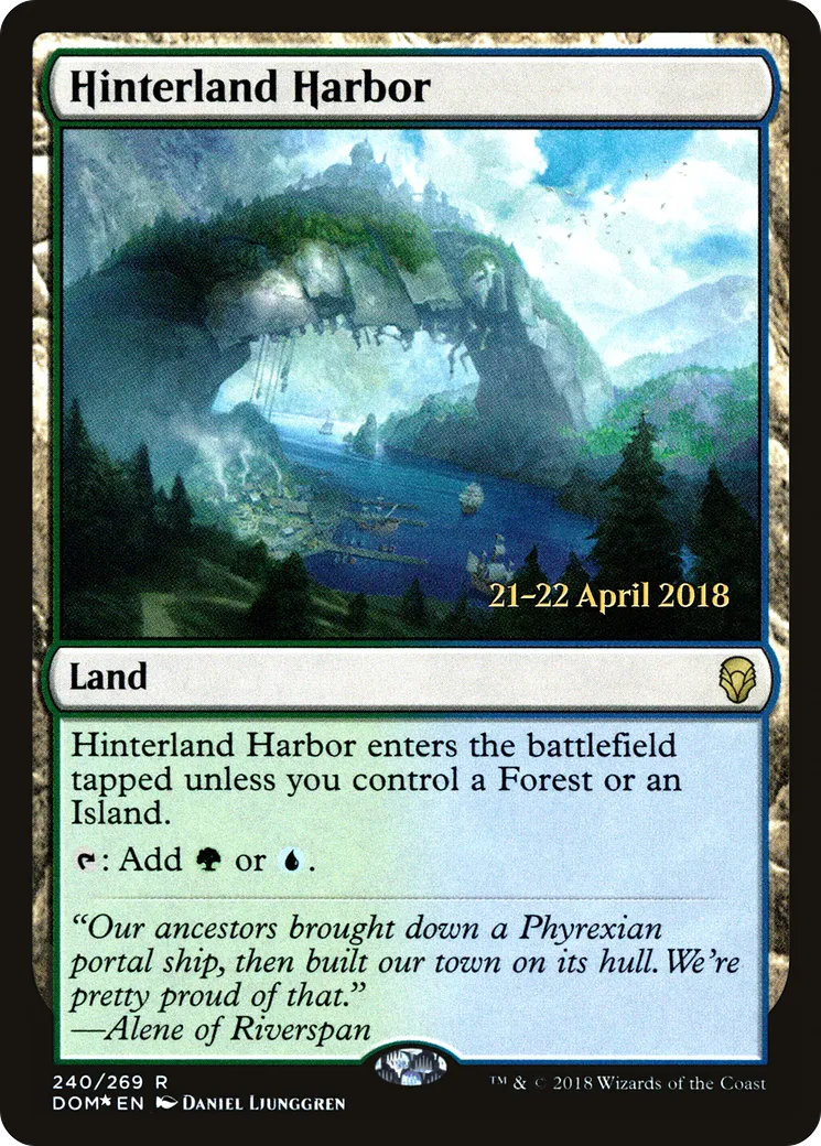 Port de l'arrière-pays from Dominaria Promos - Magic: The Gathering