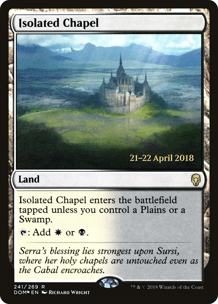 Chapelle isolée — Dominaria Promos — Magic: The Gathering