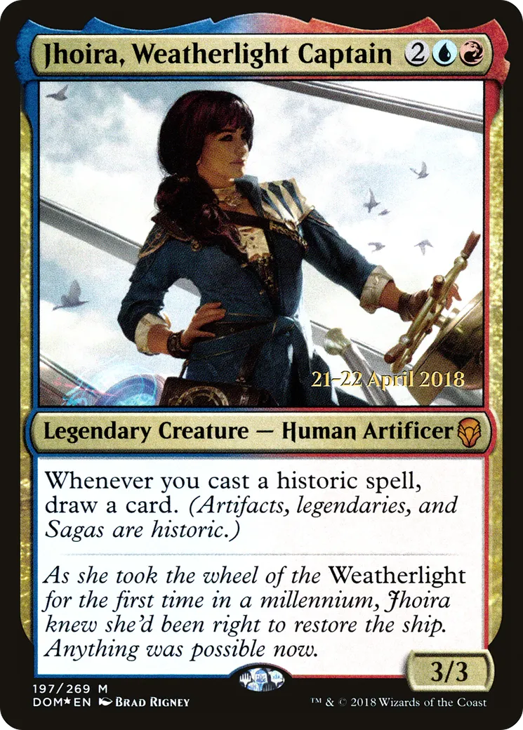 Djoïra, capitaine de l'Aquilon — Dominaria Promos — Magic: The Gathering