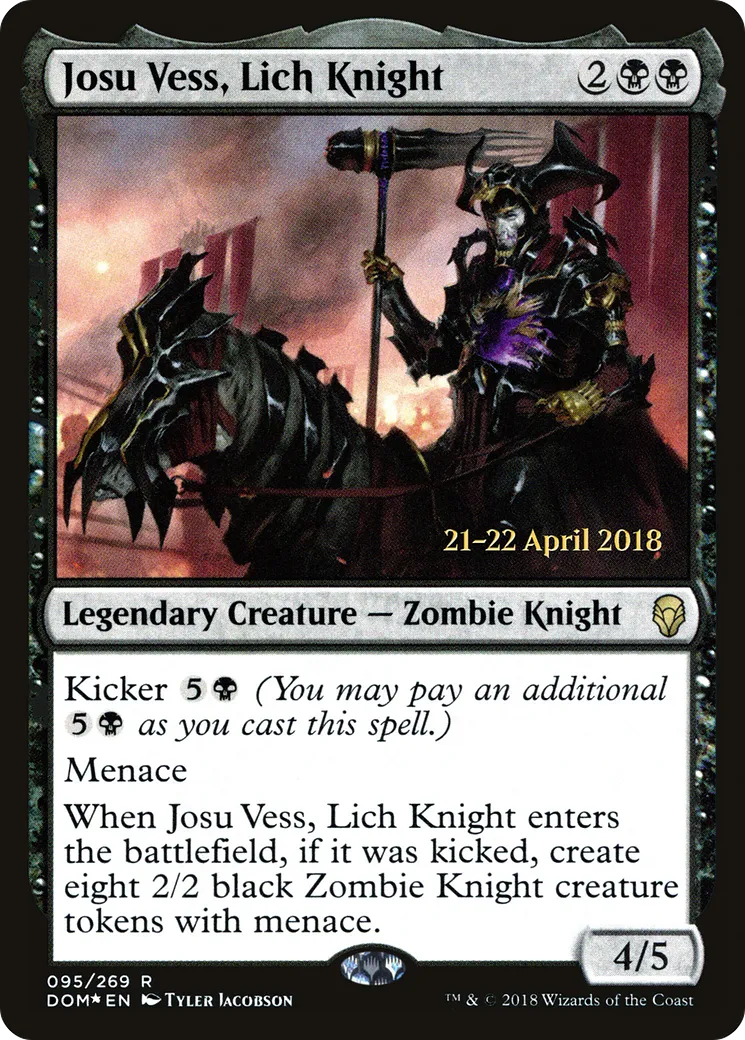 Josu Vess, Lich Knight — Dominaria Promos — Magic: The Gathering