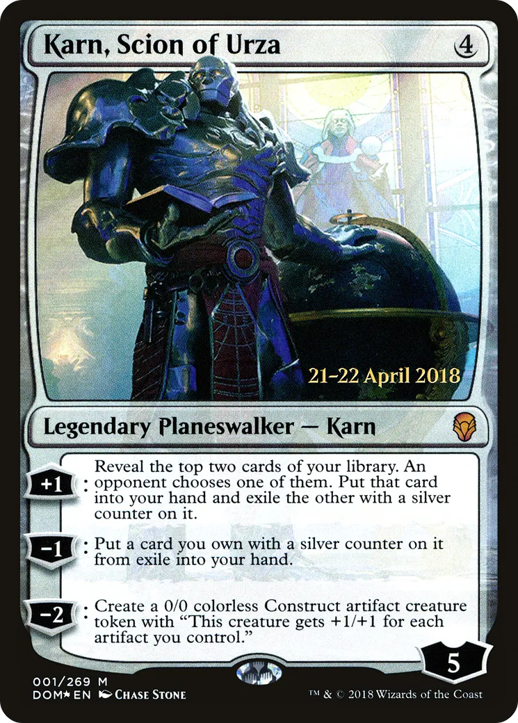 Karn, Scion of Urza — Dominaria Promos — Magic: The Gathering