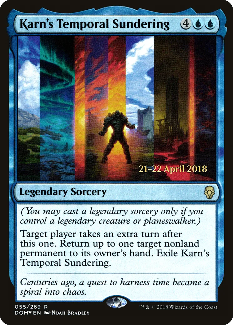 Déchirure temporelle de Karn from Dominaria Promos - Magic: The Gathering