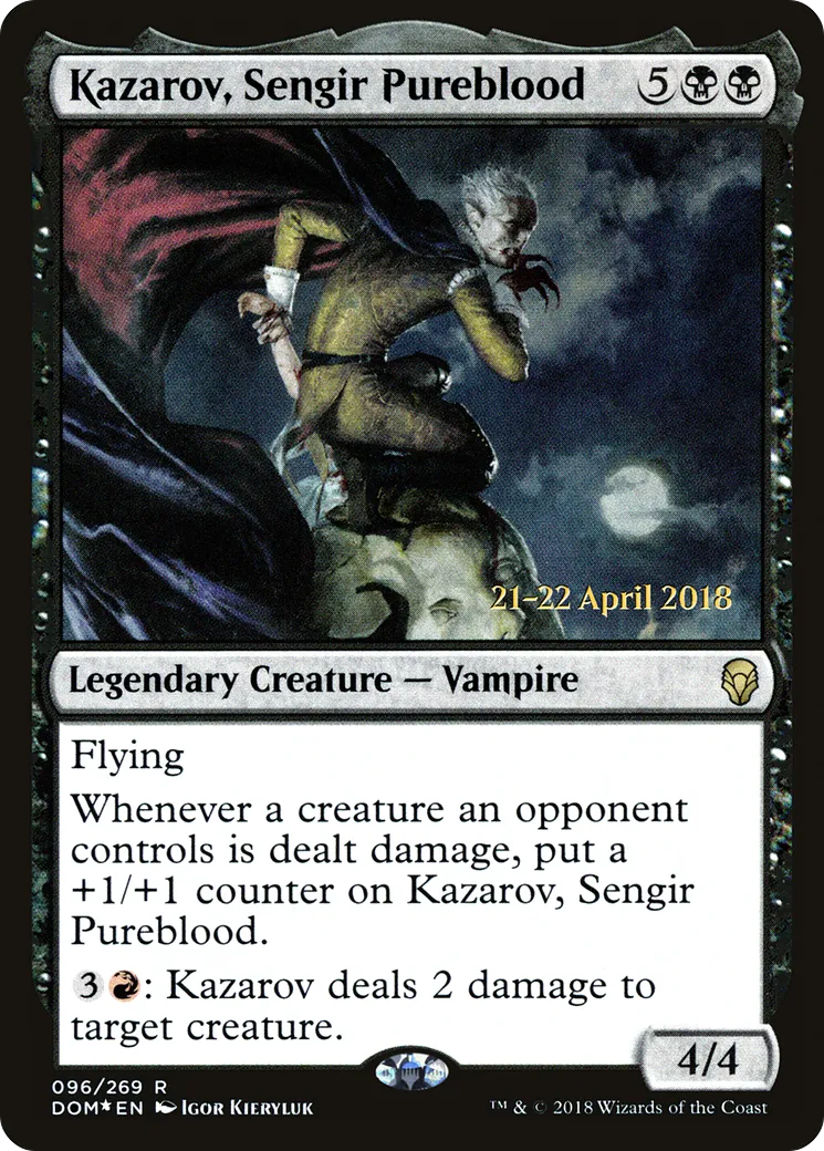 Kazarov, sengien pur-sang — Dominaria Promos — Magic: The Gathering