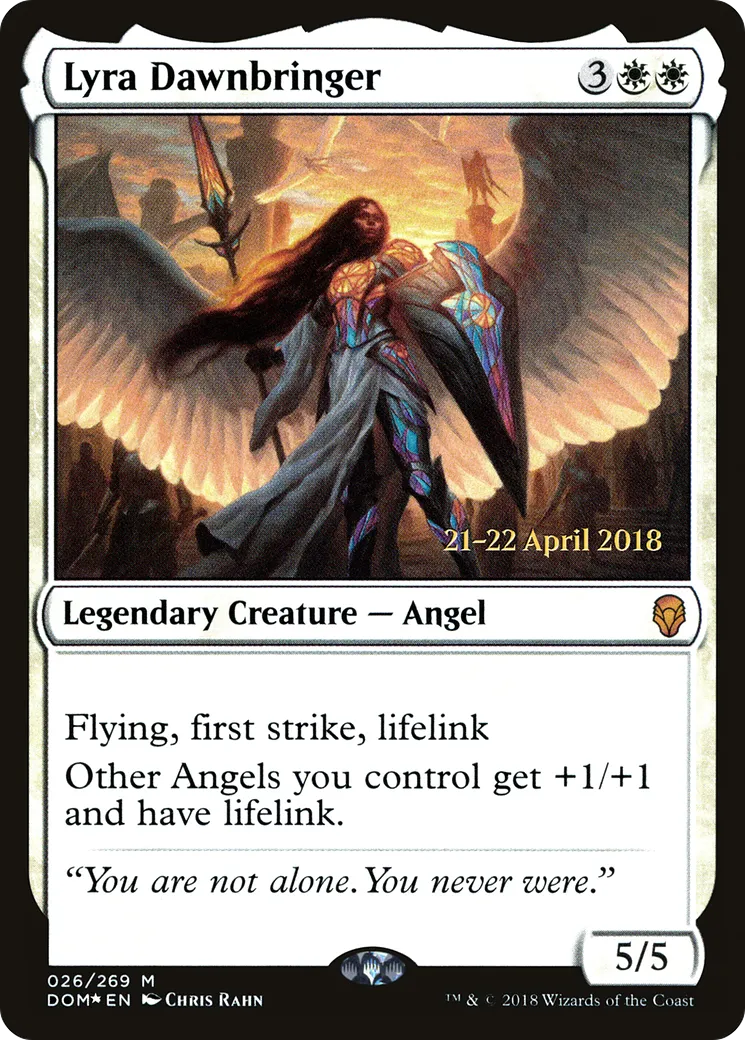 Lyra Aubevenant — Dominaria Promos — Magic: The Gathering