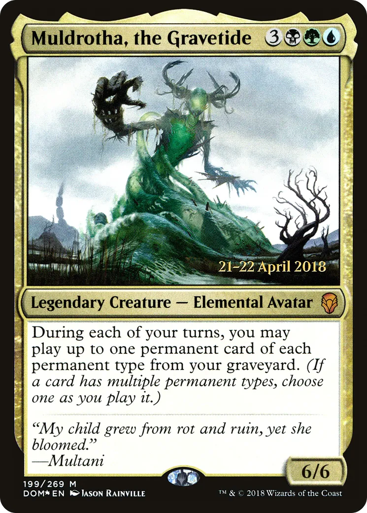 Muldrotha, the Gravetide — Dominaria Promos — Magic: The Gathering