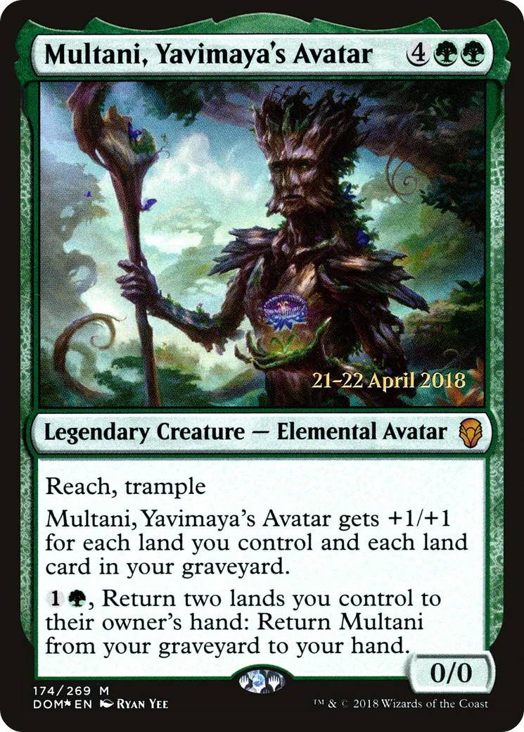 Multani, avatar de la Yavimaya — Dominaria Promos — Magic: The Gathering