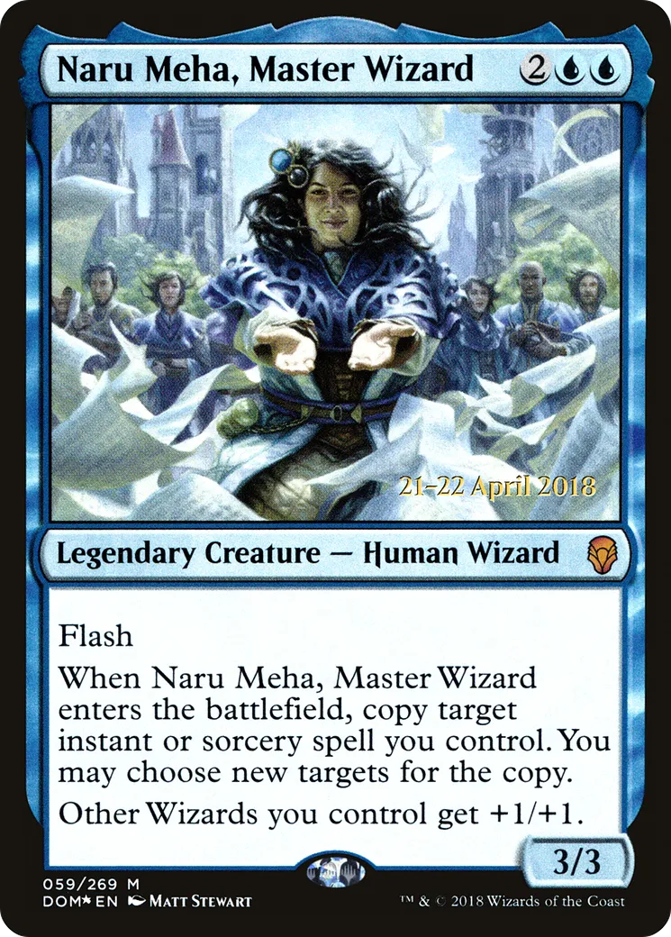 Naru Meha, maître sorcier — Dominaria Promos — Magic: The Gathering