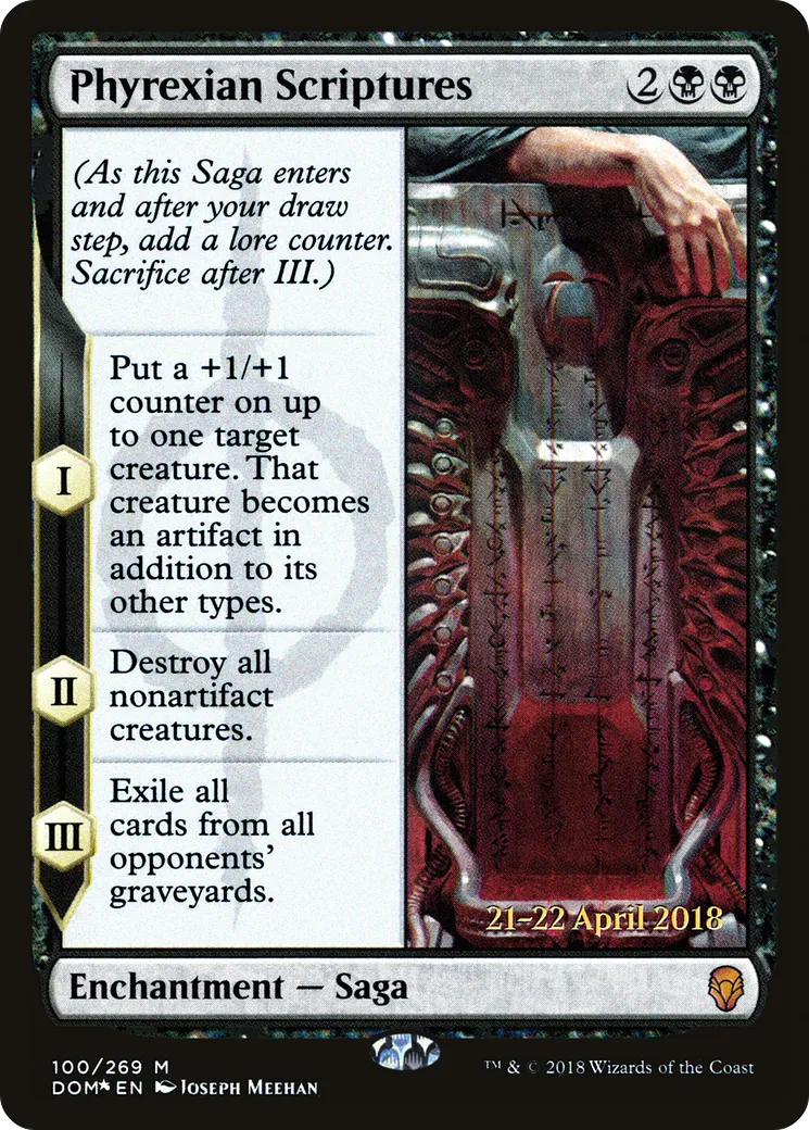 Les Saintes Écritures phyrexianes — Dominaria Promos — Magic: The Gathering