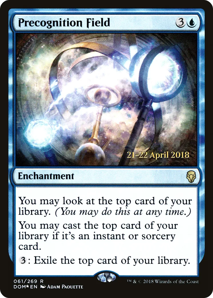 Champ de préscience — Dominaria Promos — Magic: The Gathering