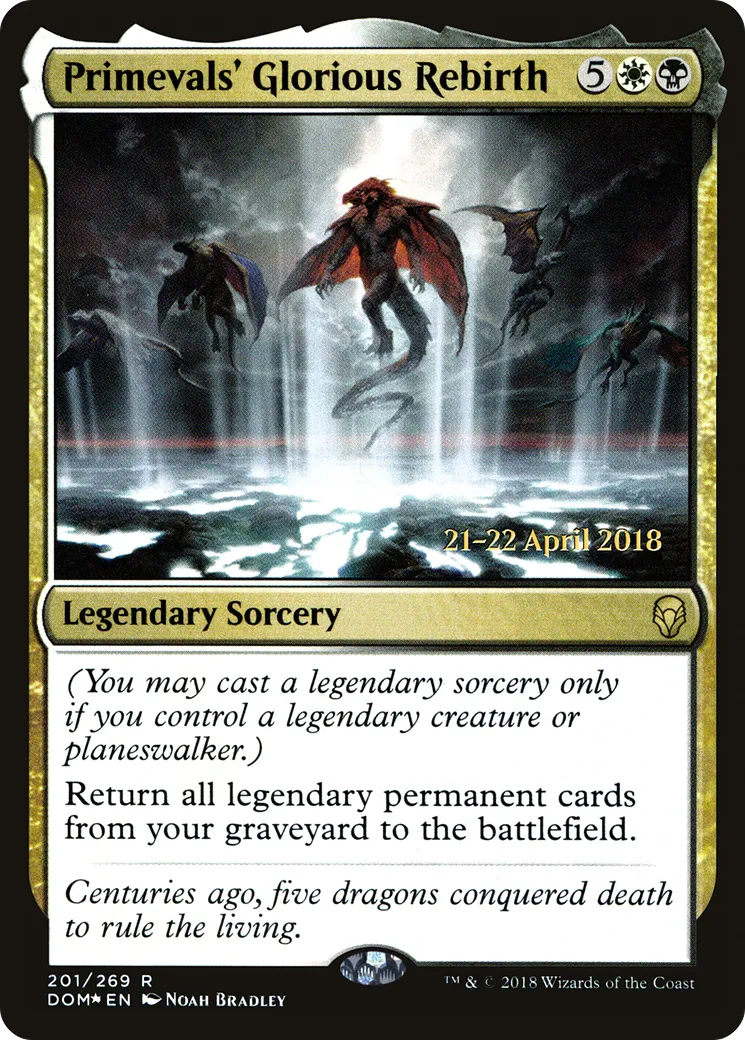 Primevals' Glorious Rebirth — Dominaria Promos — Magic: The Gathering
