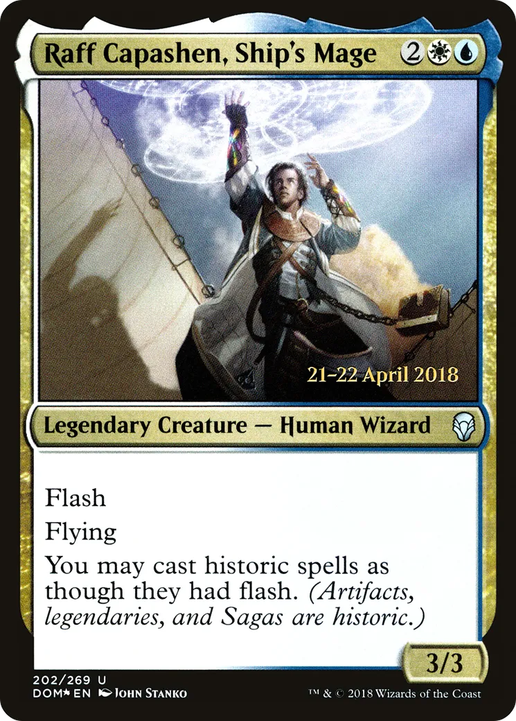 Raff Capashen, mage de navire — Dominaria Promos — Magic: The Gathering