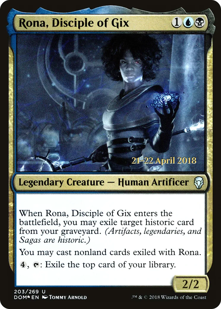 Rona, disciple de Gix — Dominaria Promos — Magic: The Gathering