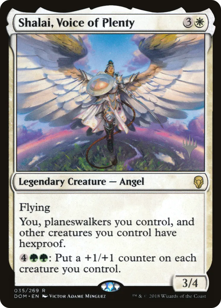 Shalai, Voice of Plenty — Dominaria Promos — Magic: The Gathering