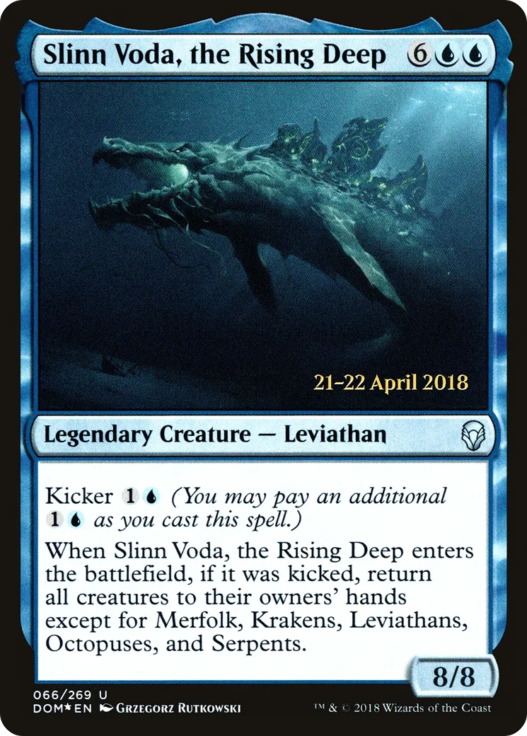 Slinn Voda, the Rising Deep — Dominaria Promos — Magic: The Gathering