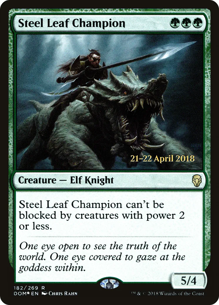 Champion Feuille-Acier — Dominaria Promos — Magic: The Gathering
