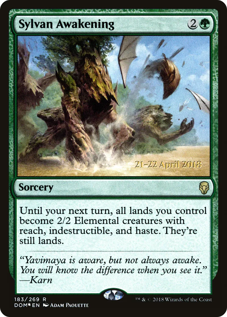 Éveil sylvestre — Dominaria Promos — Magic: The Gathering
