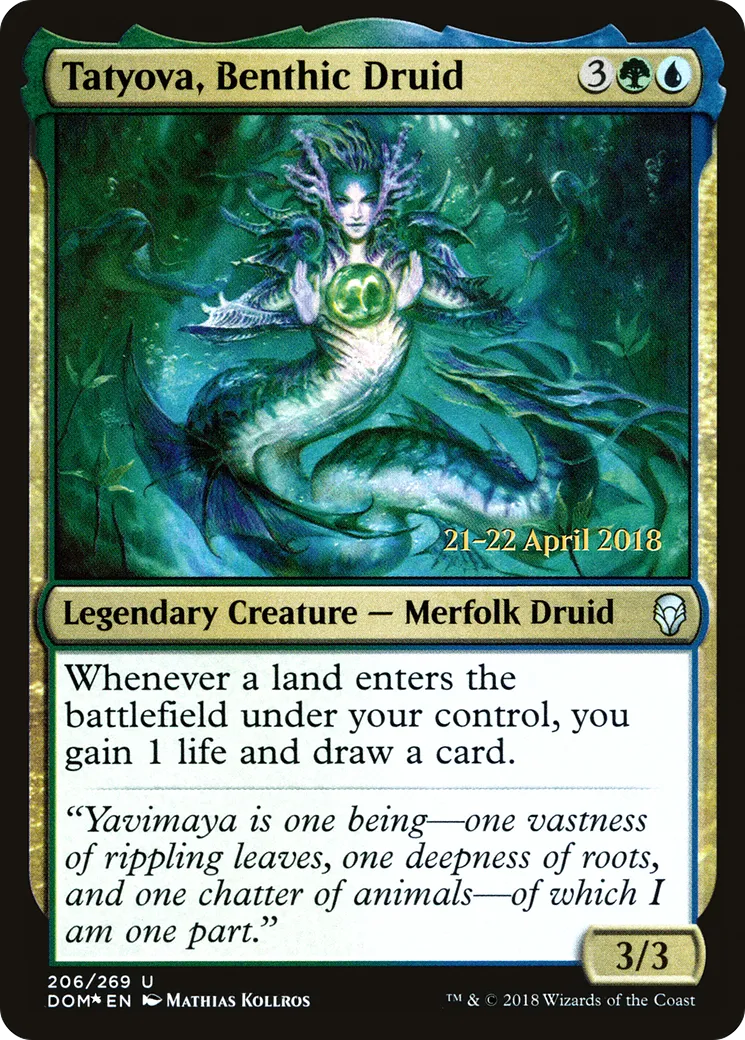 Tatyova, druidesse benthique from Dominaria Promos - Magic: The Gathering