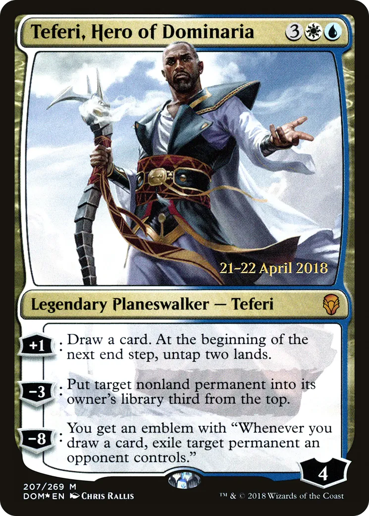 Teferi, Hero of Dominaria — Dominaria Promos — Magic: The Gathering