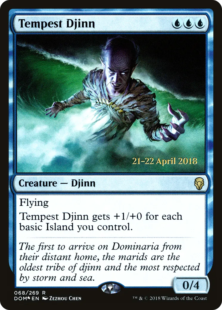 Djinn des tempêtes — Dominaria Promos — Magic: The Gathering