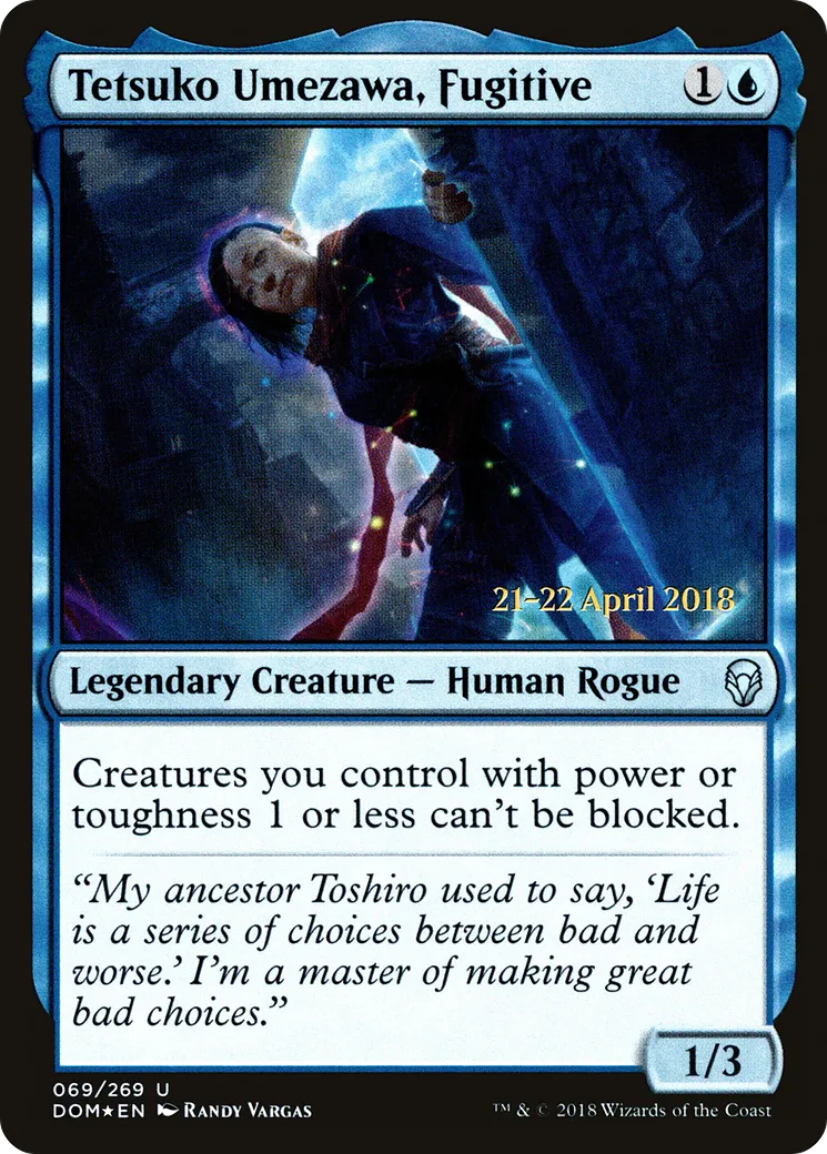 Tetsuko Umezawa, fugitive — Dominaria Promos — Magic: The Gathering