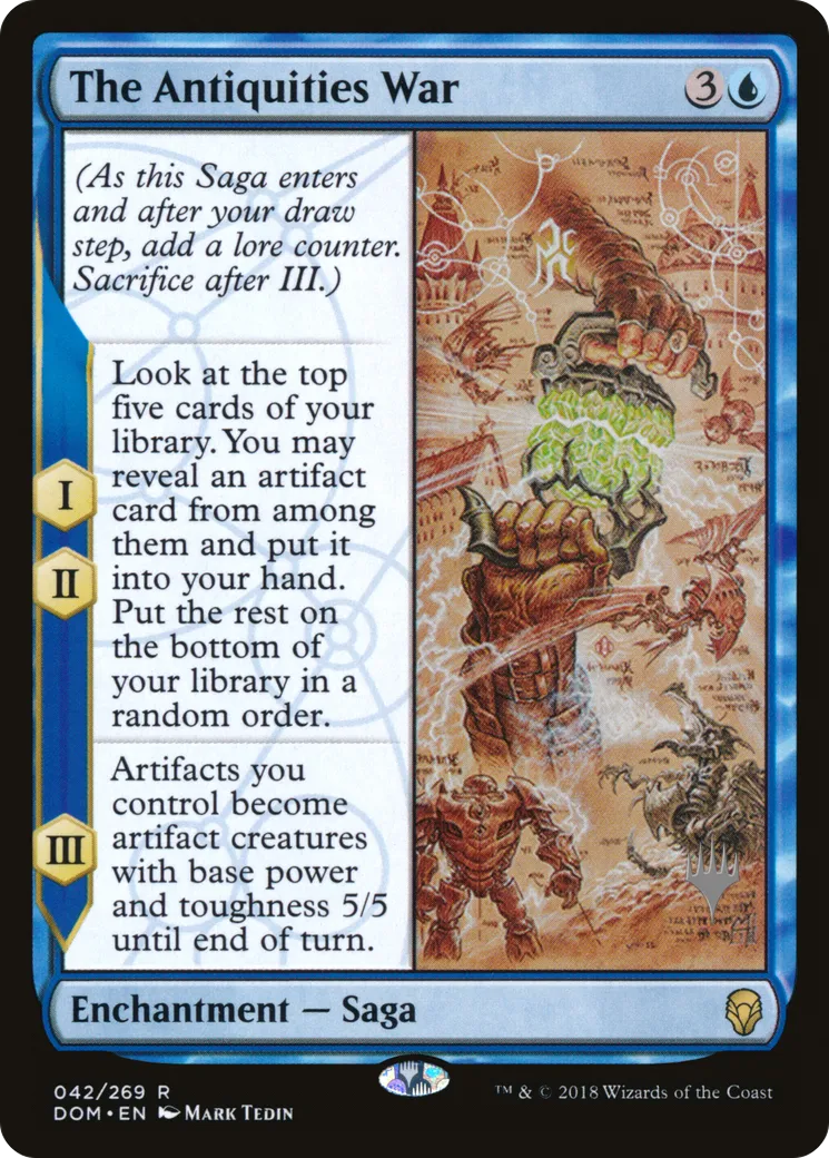 La Guerre des Antiquités from Dominaria Promos - Magic: The Gathering