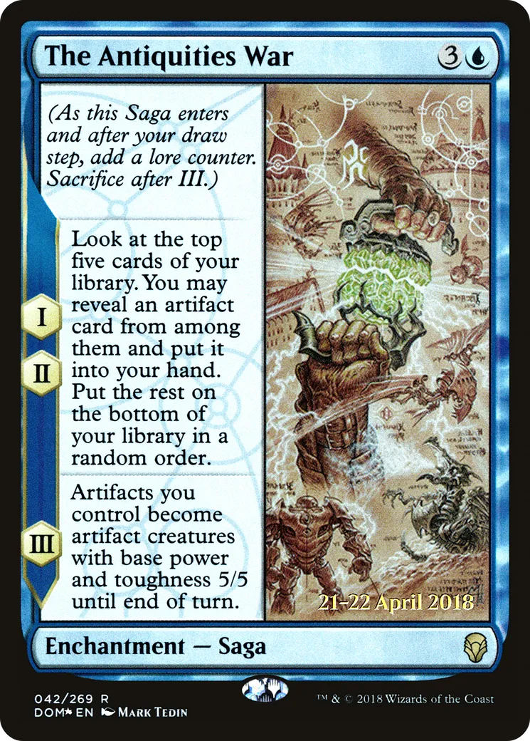 La Guerre des Antiquités — Dominaria Promos — Magic: The Gathering