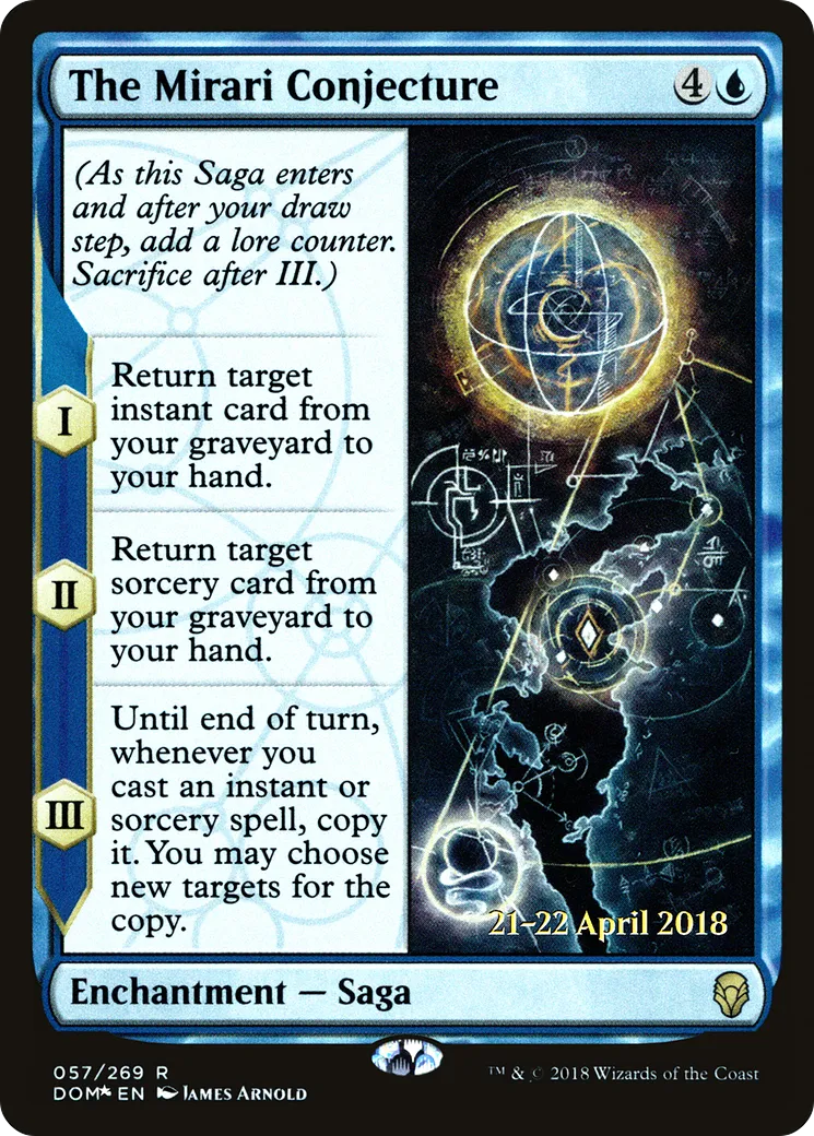 La conjecture du Mirari — Dominaria Promos — Magic: The Gathering