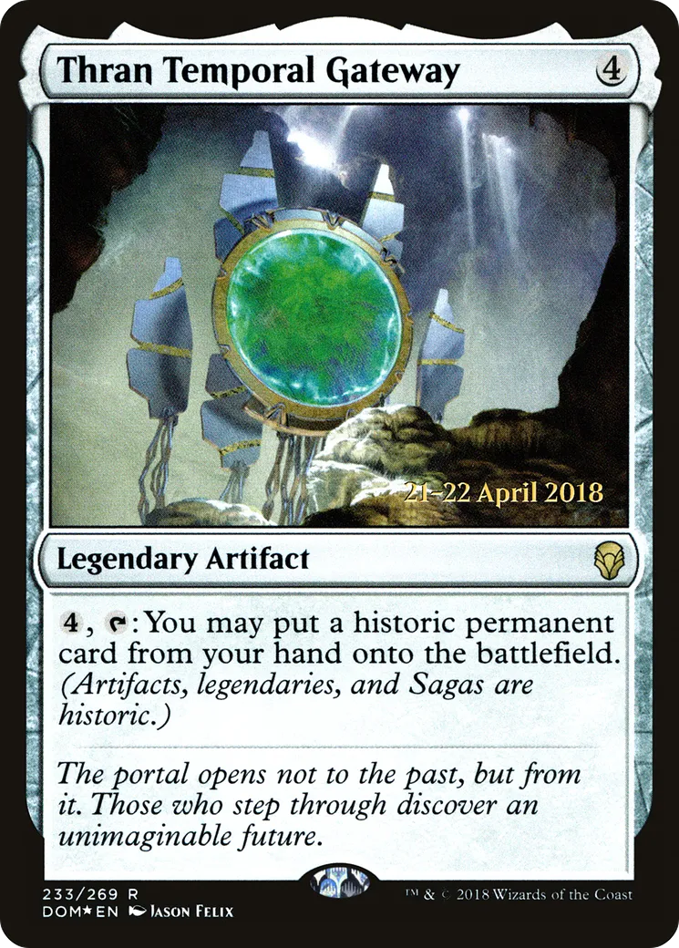 Portail temporel thran — Dominaria Promos — Magic: The Gathering