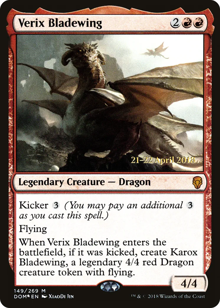 Verix Ailelame — Dominaria Promos — Magic: The Gathering