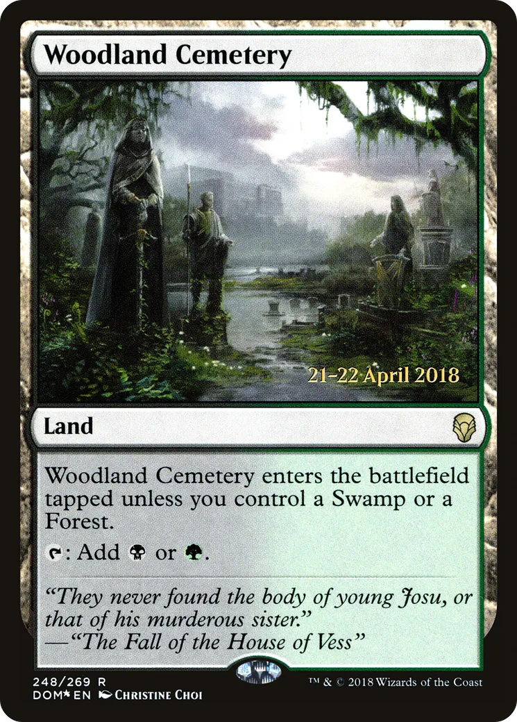 Cimetière des sylves — Dominaria Promos — Magic: The Gathering