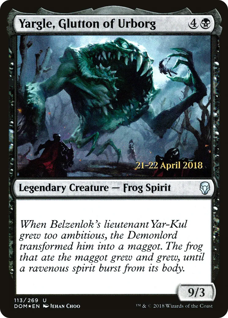 Yargle, glouton d'Urborg — Dominaria Promos — Magic: The Gathering