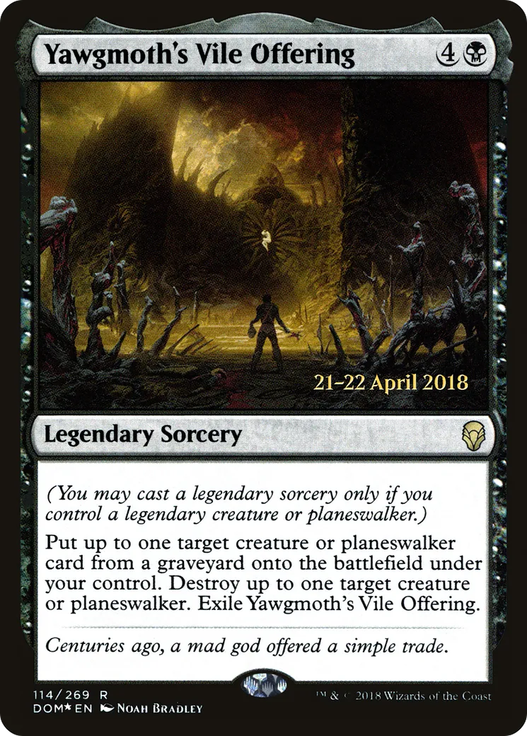 Offrande abjecte de Yaugzebul — Dominaria Promos — Magic: The Gathering