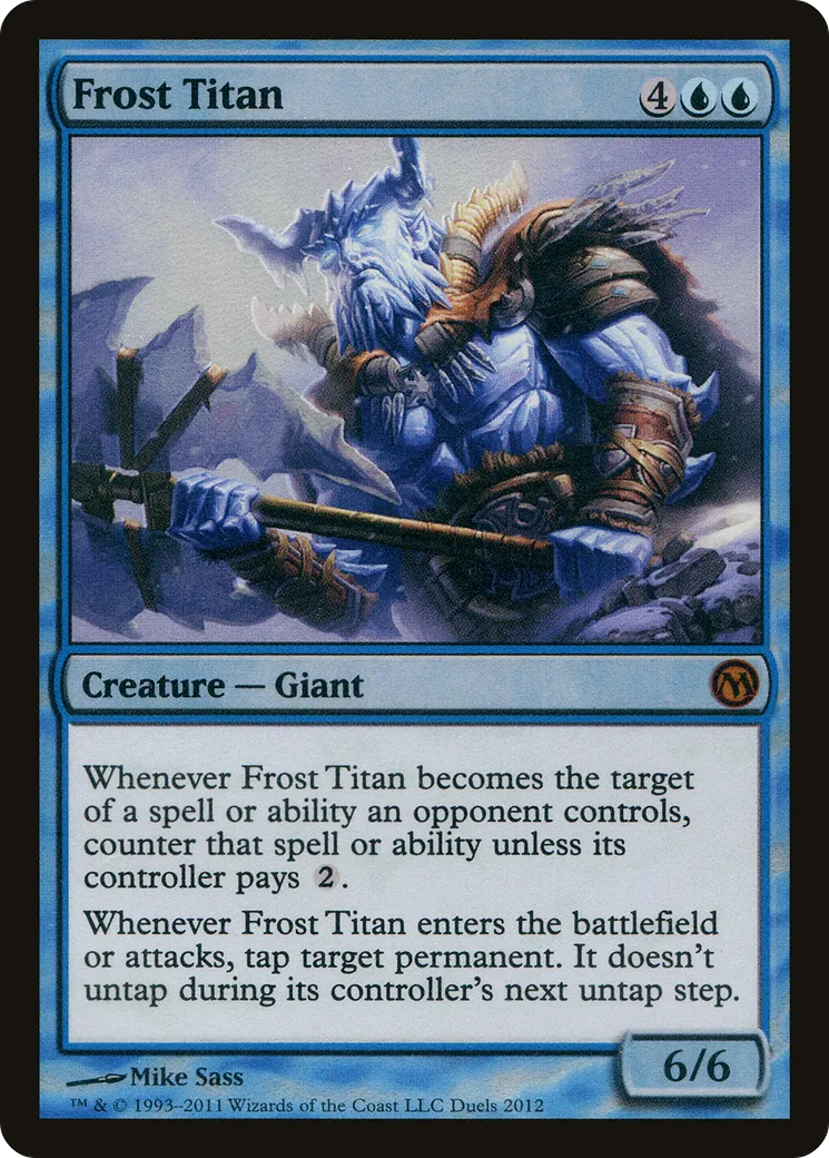 Frost Titan — Duels of the Planeswalkers 2012 Promos — Magic: The Gathering