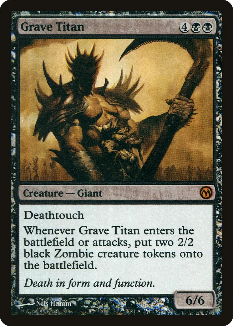 Grave Titan — Duels of the Planeswalkers 2012 Promos — Magic: The Gathering