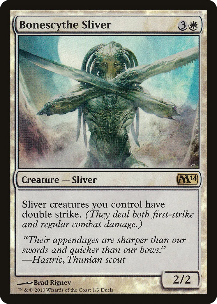 Slivoïde ossefaux — Duels of the Planeswalkers 2014 Promos — Magic: The Gathering