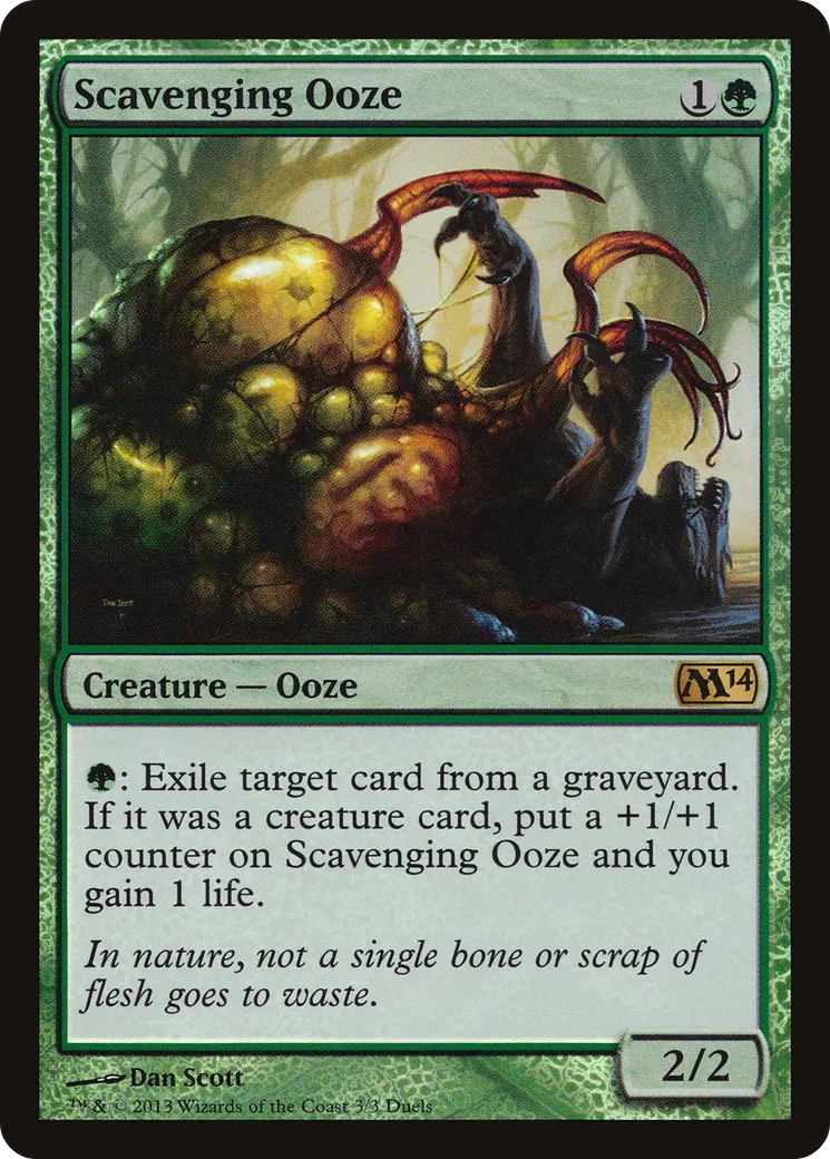 Scavenging Ooze — Duels of the Planeswalkers 2014 Promos — Magic: The Gathering