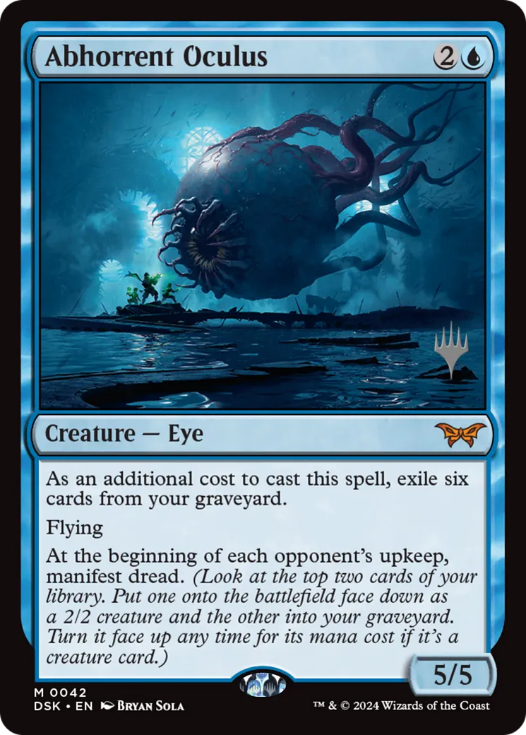 Abhorrent Oculus — Duskmourn: House of Horror Promos — Magic: The Gathering